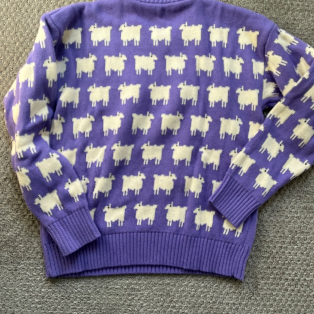 ROWING BLAZERS WARM & WONDERFUL  "DIANA EDITION" COTTON SHEEP SWEATER - Picture 2 of 5
